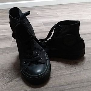 Black High Top Converse
